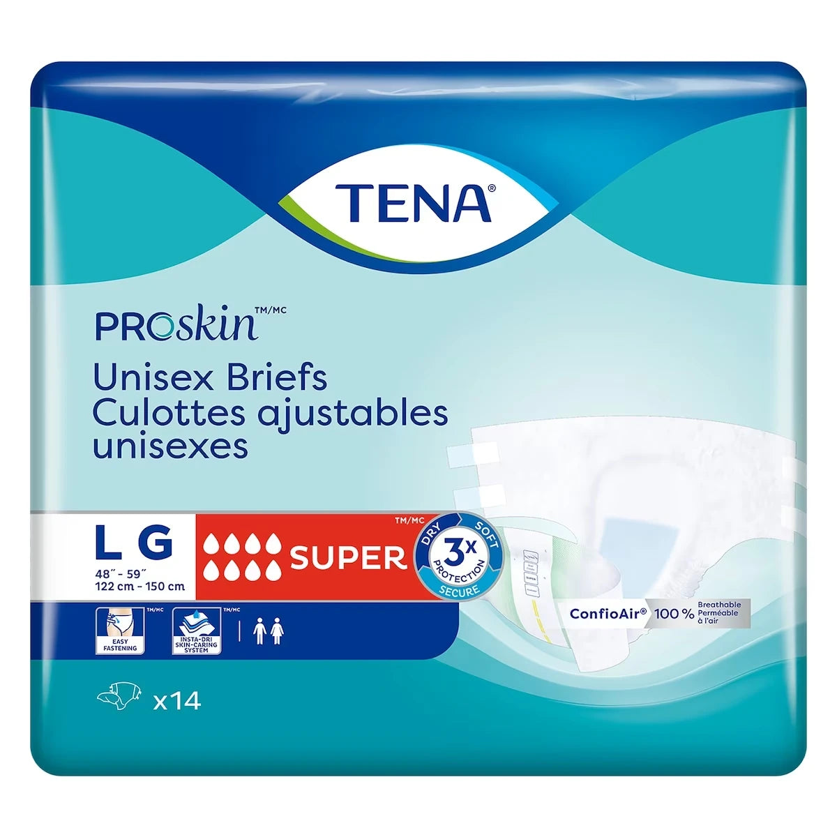 Ropa Interior para Incontinencia Absorción Super Grande Tena
