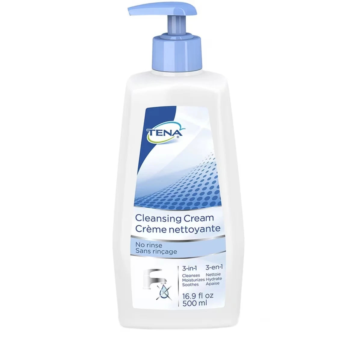 Hidratante Facial Crema Limpiadora 500 ml Tena