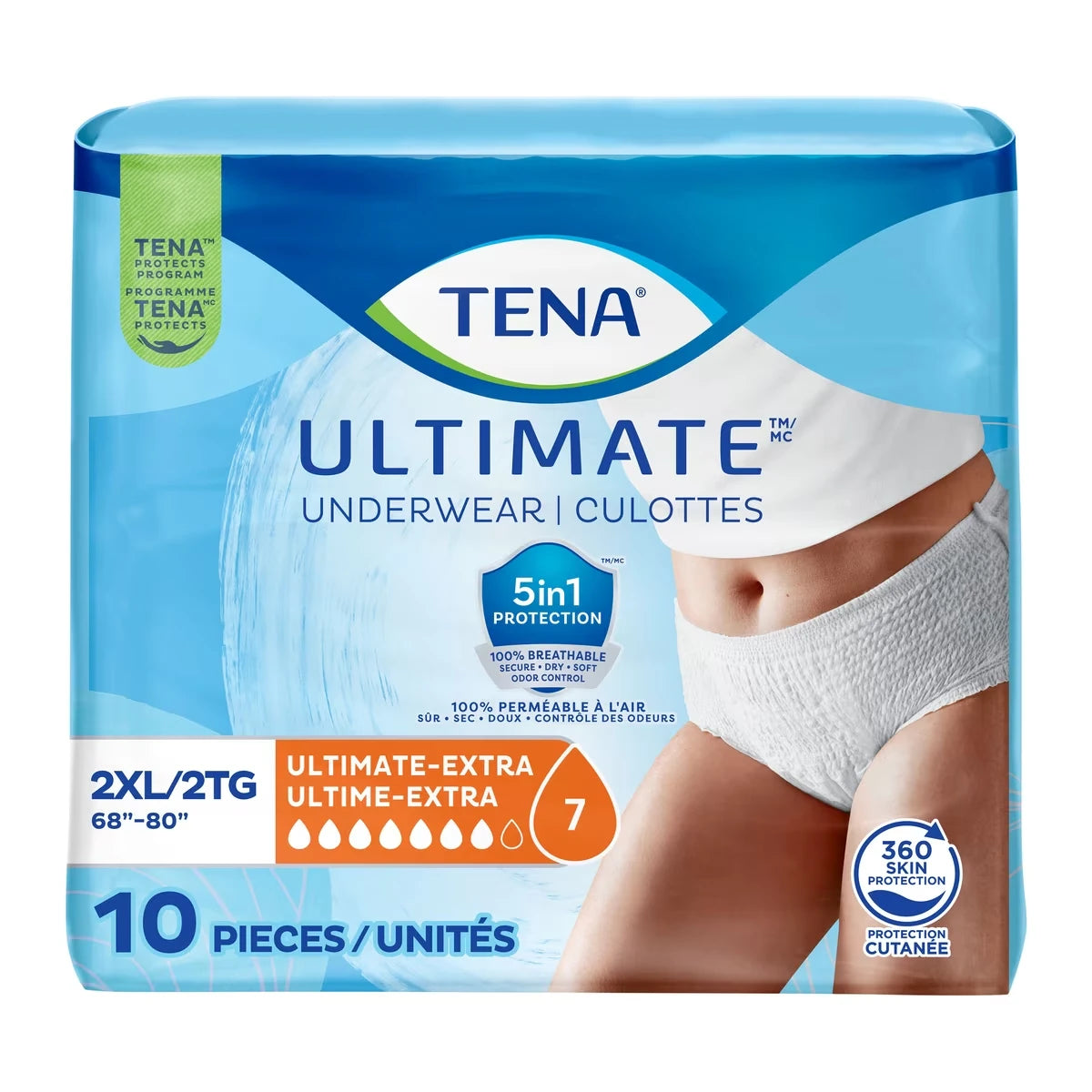 Ropa Interior Absorbente Máxima Absorción Talla XG Tena
