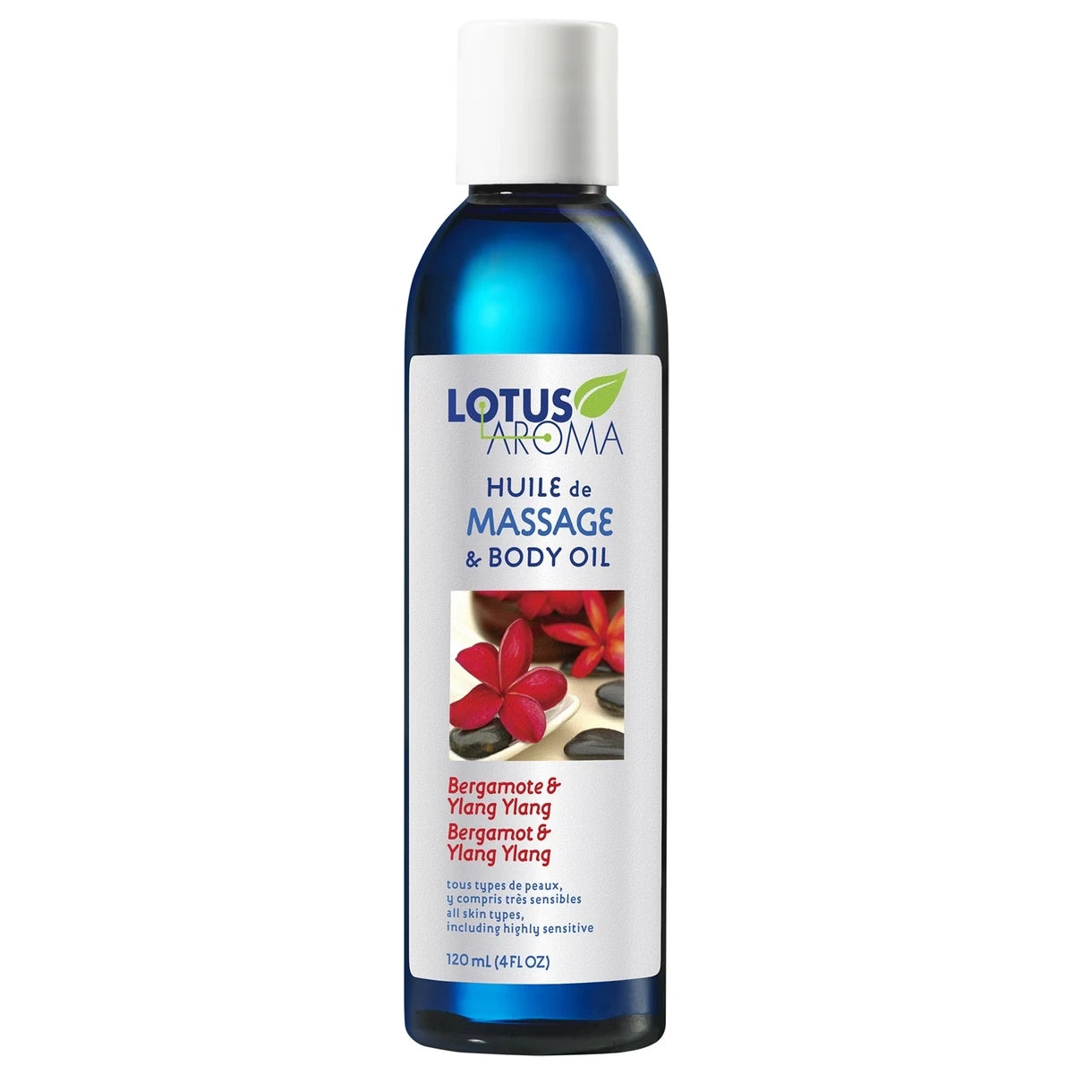 Aceite de Masaje Bergamota y Ylang Ylang Lotus Aroma