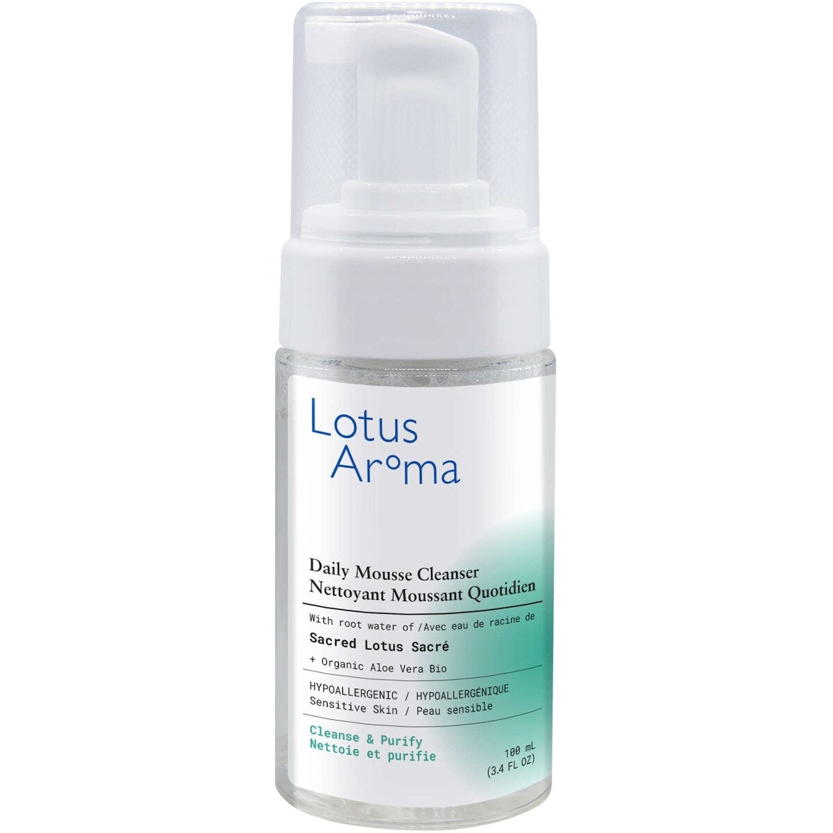 Mousse Limpiadora de Uso Diario Lotus Aroma