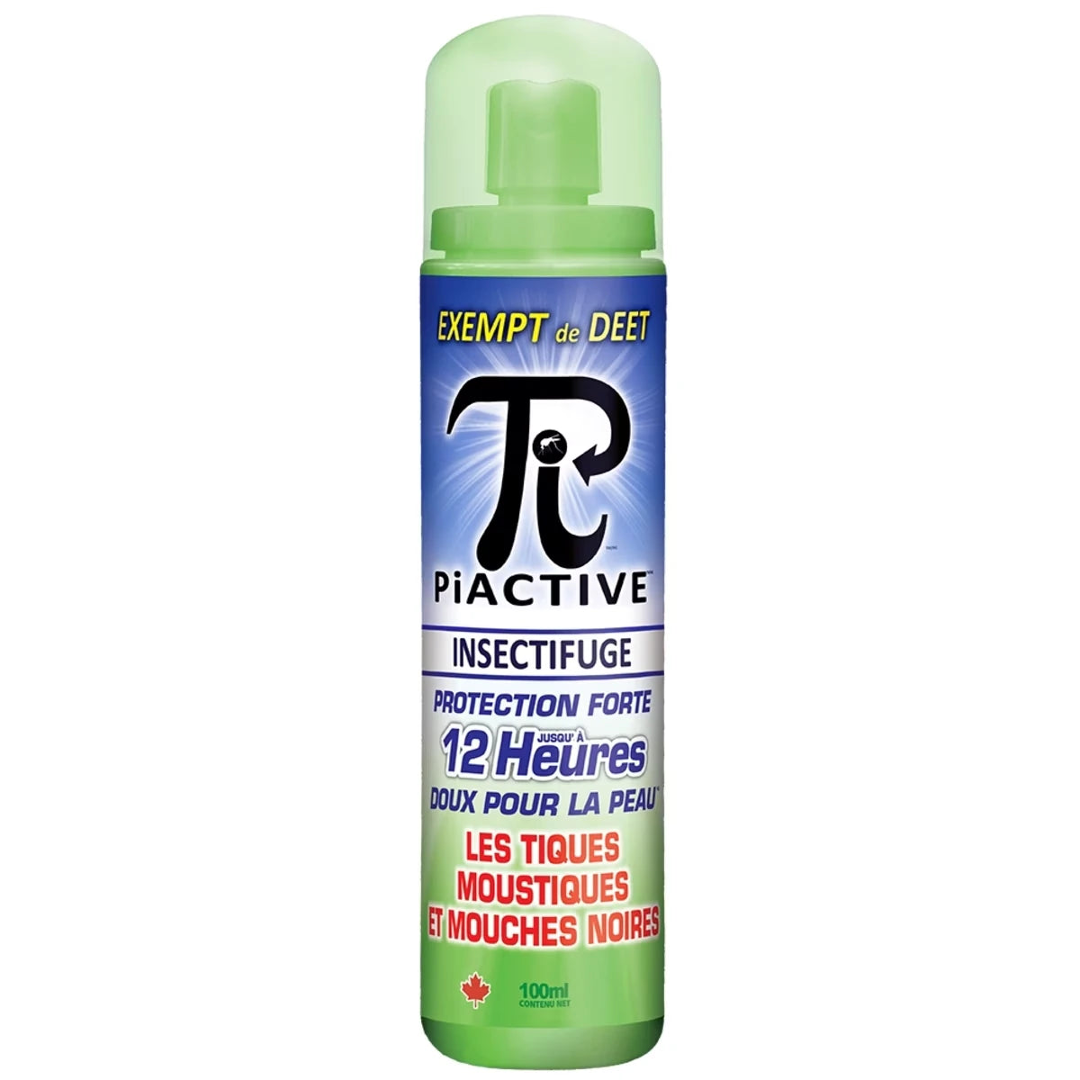 Repelente de Insectos sin DEET en Spray 100 ml PiACTIVE