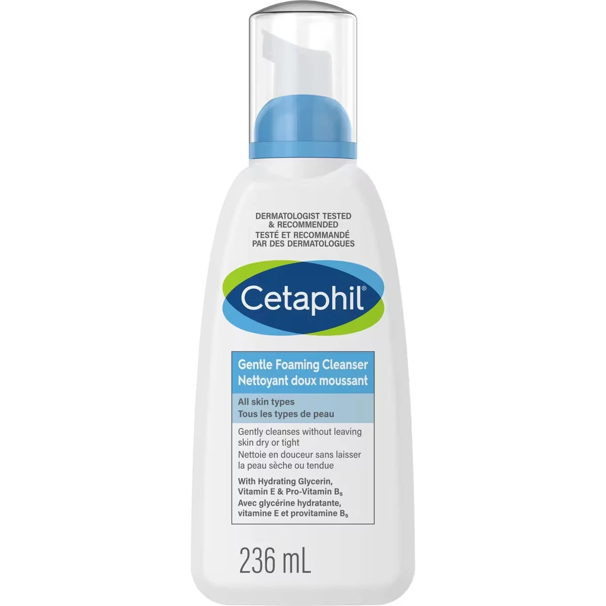 Limpiador Facial Suave en Espuma para Piel Sensible Cetaphil