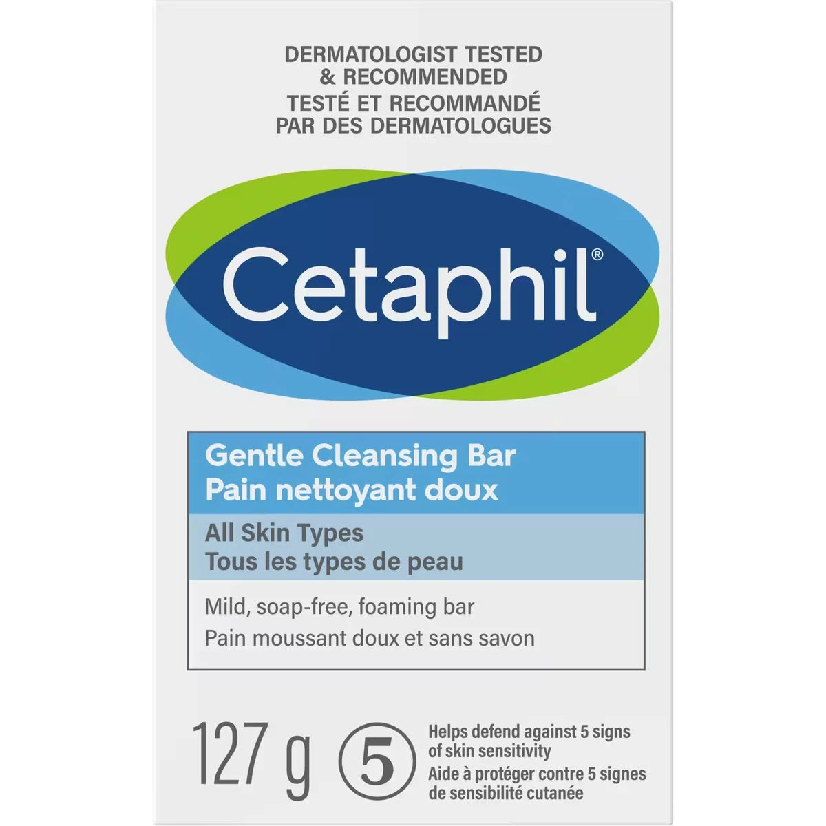 Barra Limpiadora Suave para Piel Sensible Cetaphil