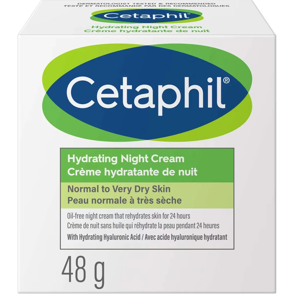 Loción de Noche Hidratante con Ácido Hialurónico Cetaphil
