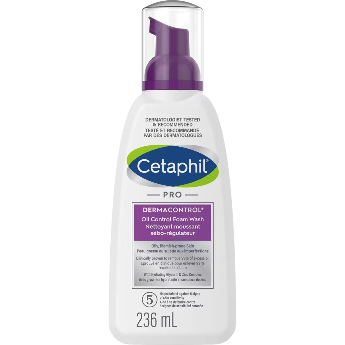 Espuma Limpiadora Facial DermaControl Cetaphil