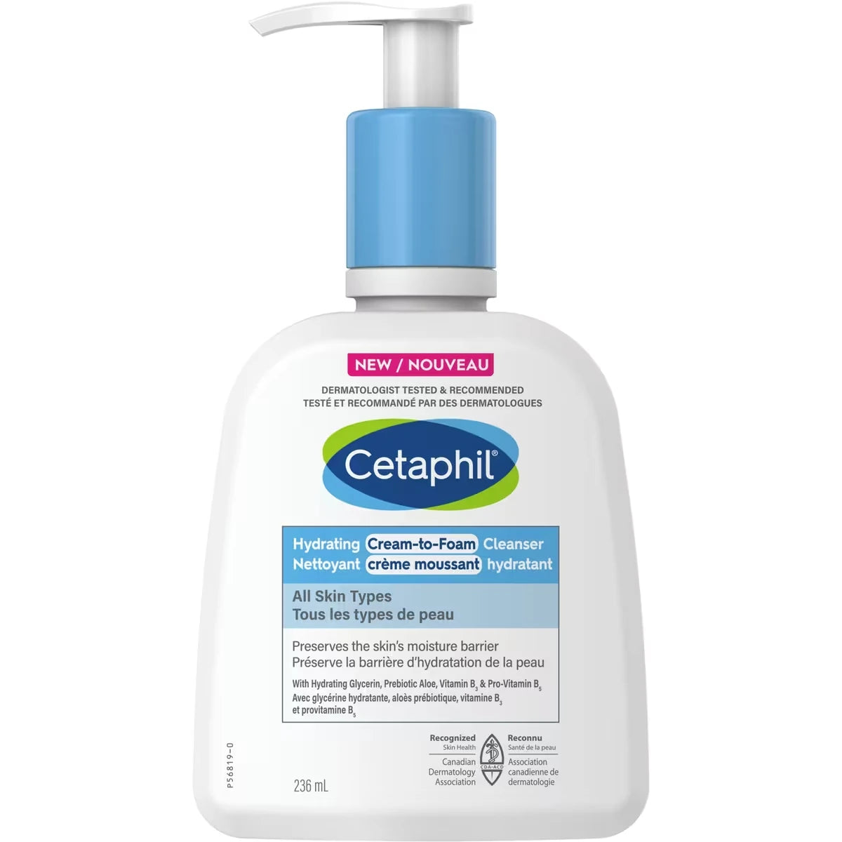 Limpiador Facial en Espuma Hidratante con Niacinamida Cetaphil