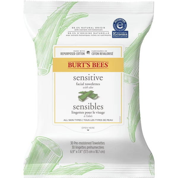 Toallitas Limpiadoras Faciales Piel Sensible Burt's Bees
