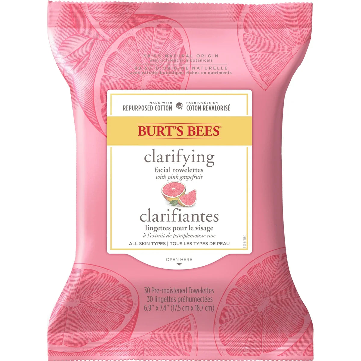 Toallitas Limpiadoras Faciales Burt's Bees
