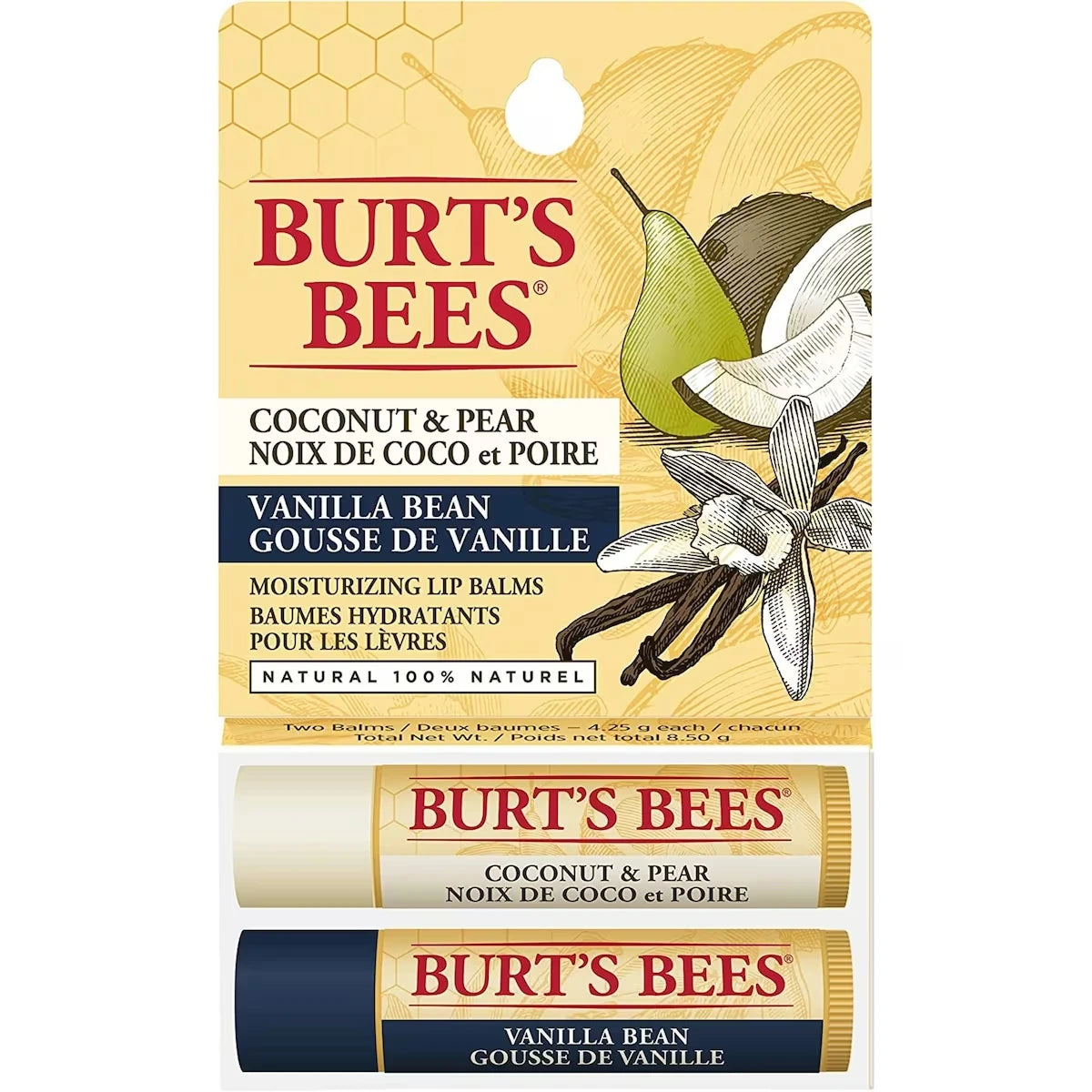 Hidratante Facial 100% Natural Humectante Bálsamo Labial Burt's Bees