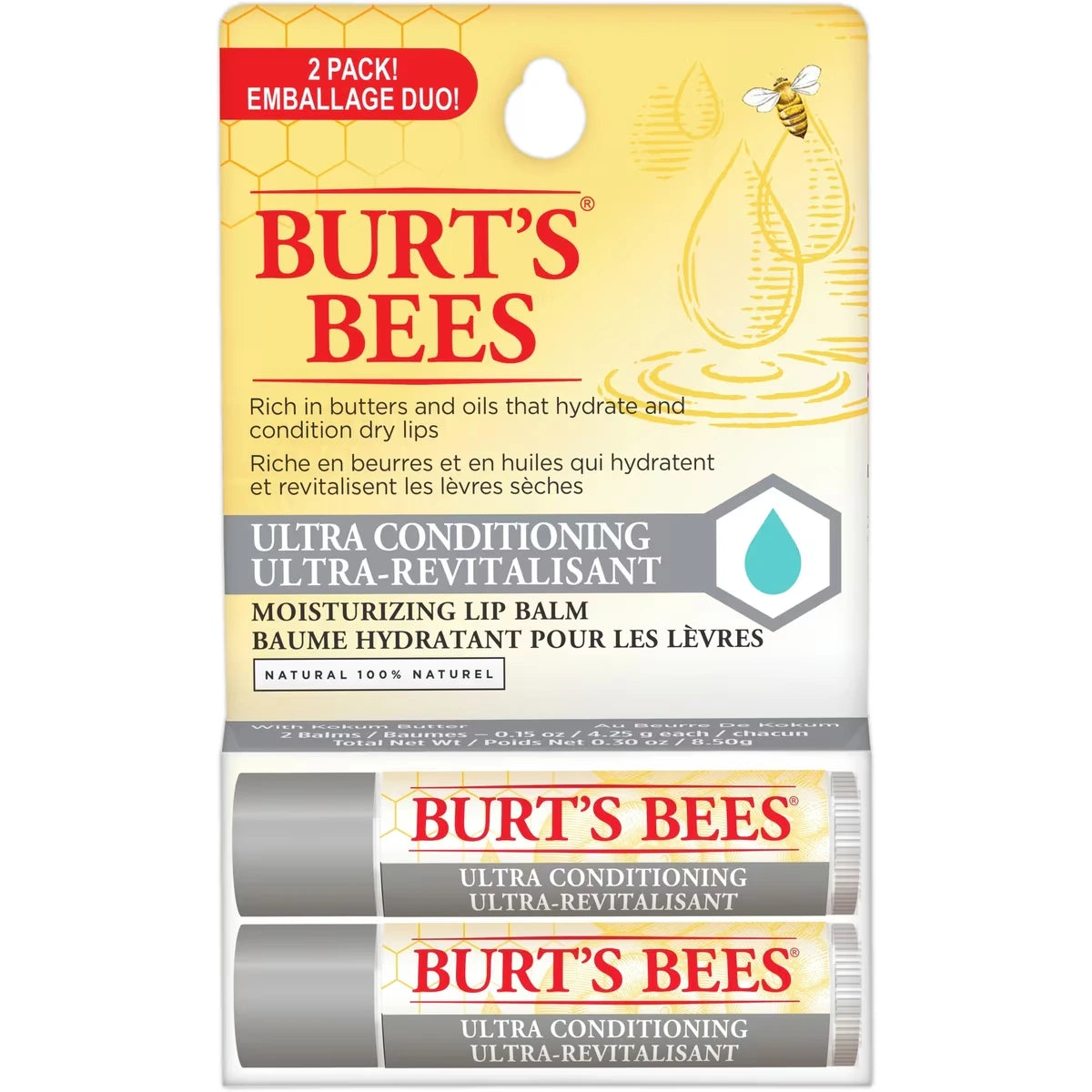 100% Natural Origin Bálsamo Labial Ultra Acondicionador Burt's Bees