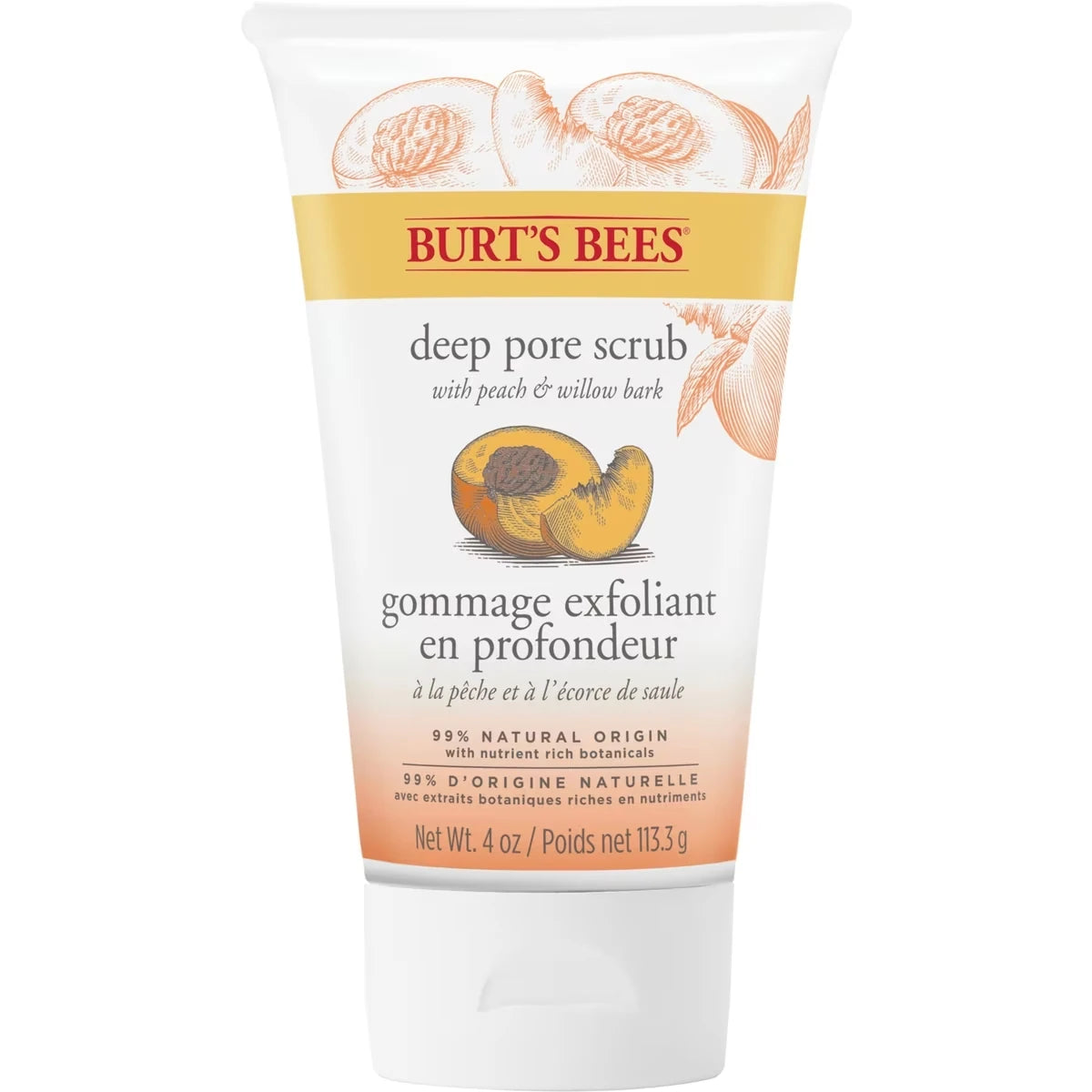 Exfoliante Facial Durazno y Corteza de Sauce Burt's Bees