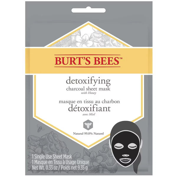 Mascarilla Facial en Tela de Carbón Activado Burt's Bees