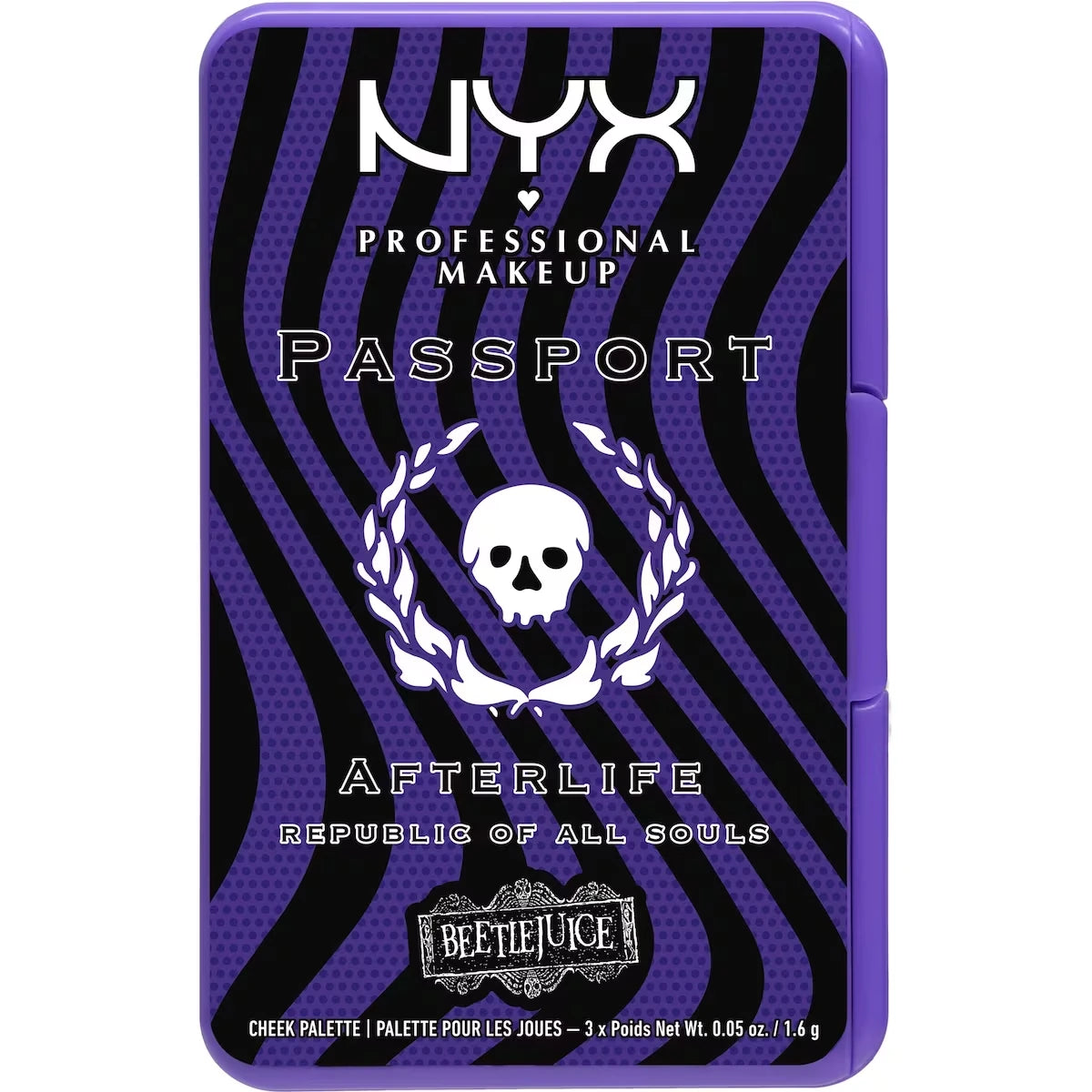 Paleta de Rubores Beetlejuice Afterlife NYX Professional Makeup