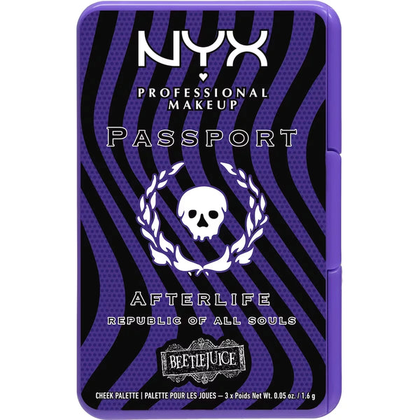Paleta de Rubores Beetlejuice Afterlife NYX Professional Makeup