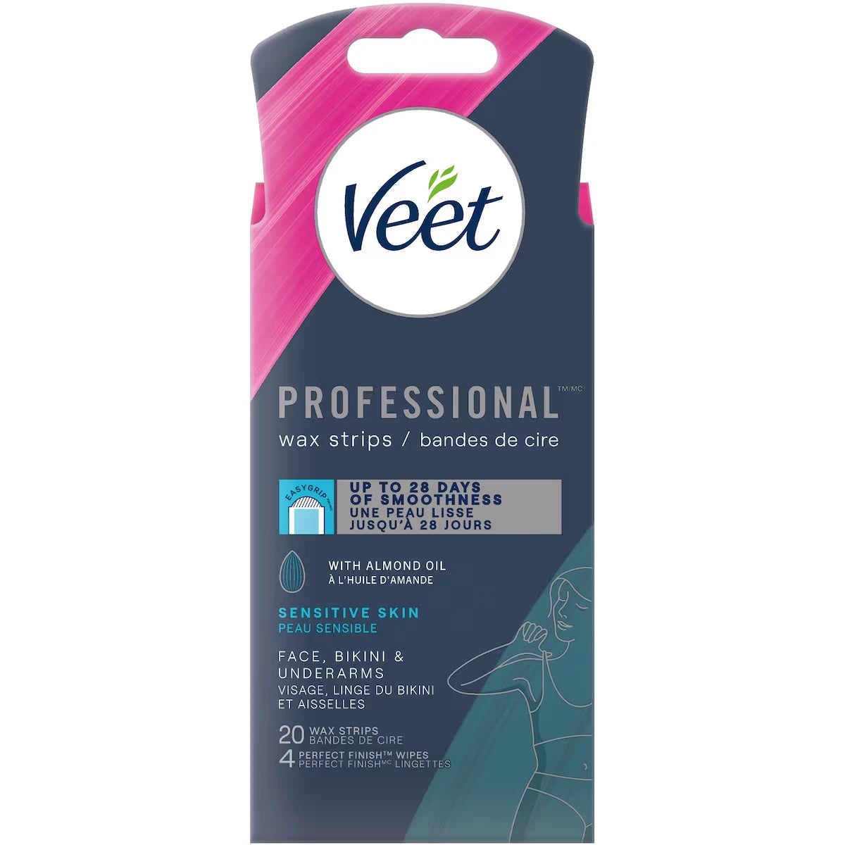 Bandas de Cera Depilatoria Professional Rostro Veet