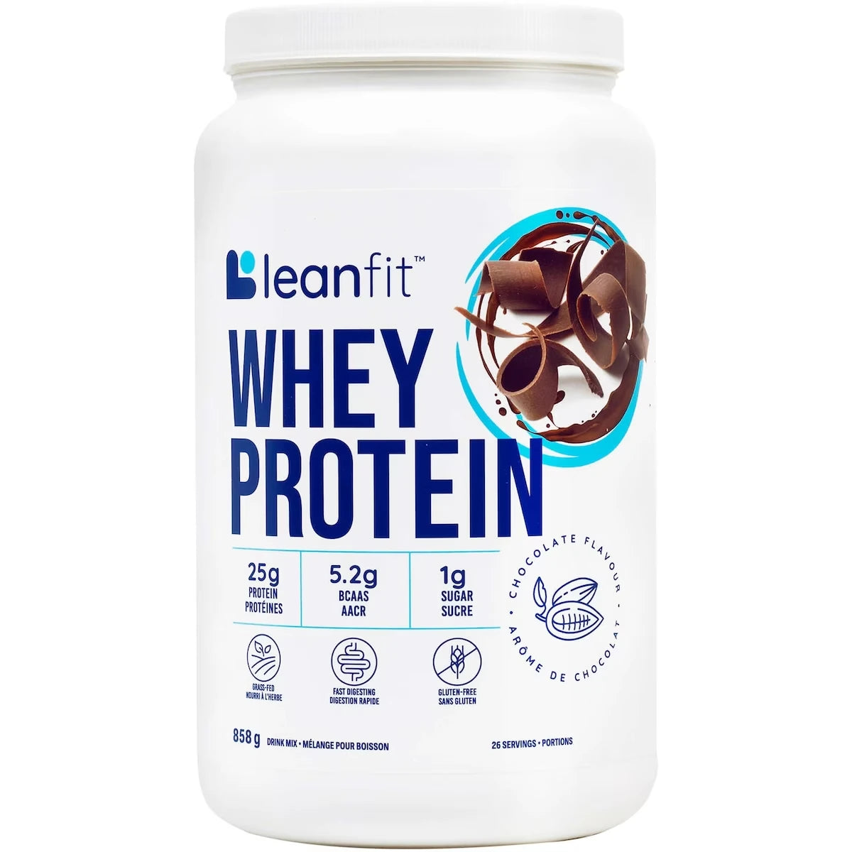 Proteína de Suero en Polvo Sabor Chocolate LeanFit