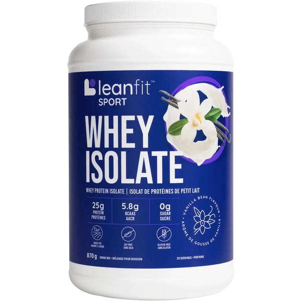 Proteína en Polvo Aislado de Suero Vainilla LeanFit