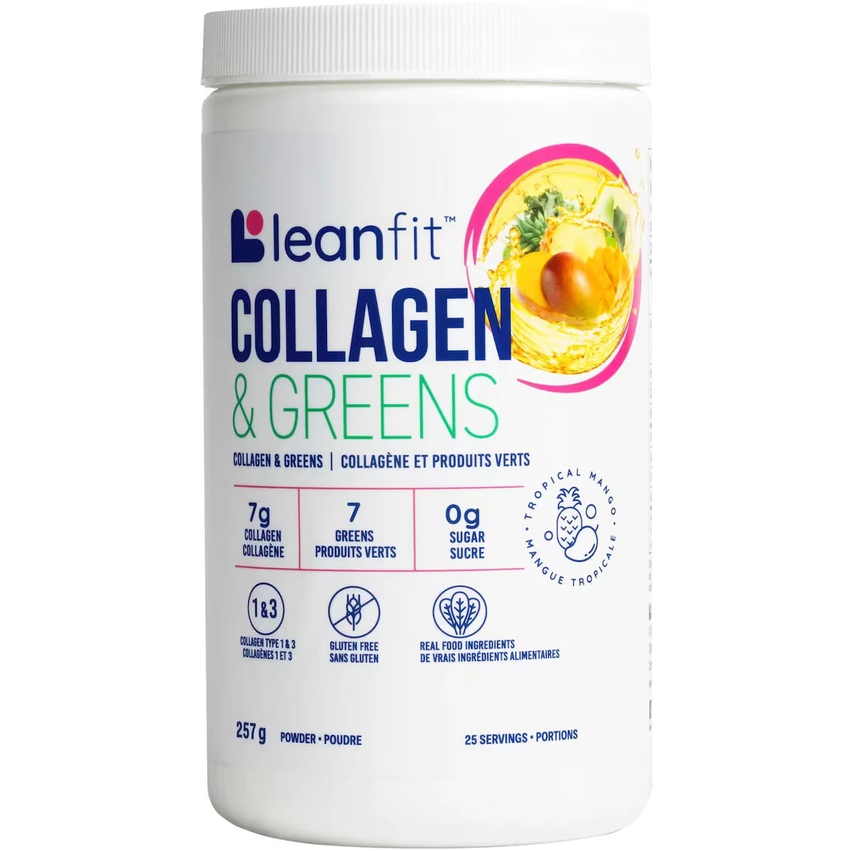 Colágeno y Verdes Mango Tropical LeanFit
