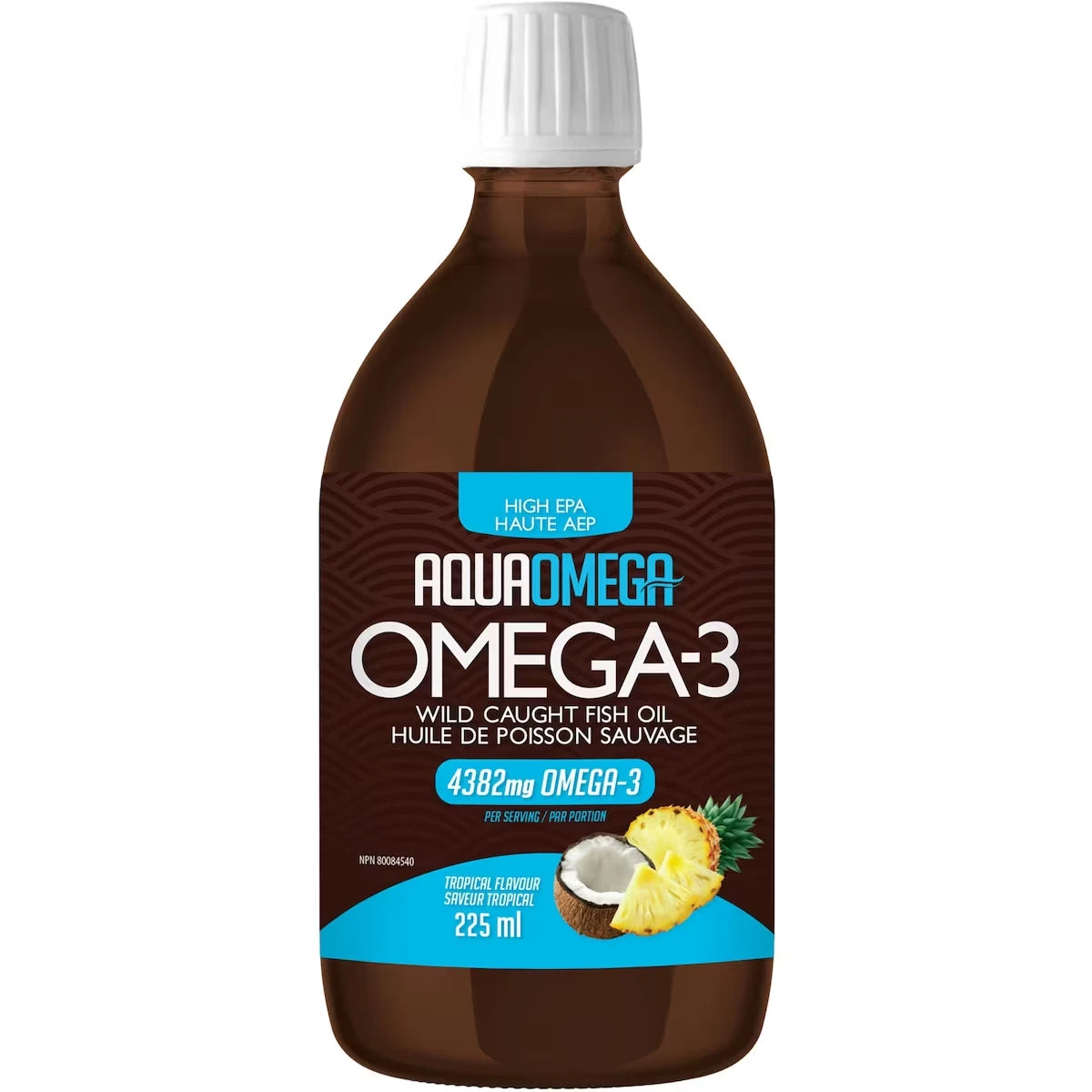 Aceite de Pescado Alto en EPA Sabor Tropical AquaOmega