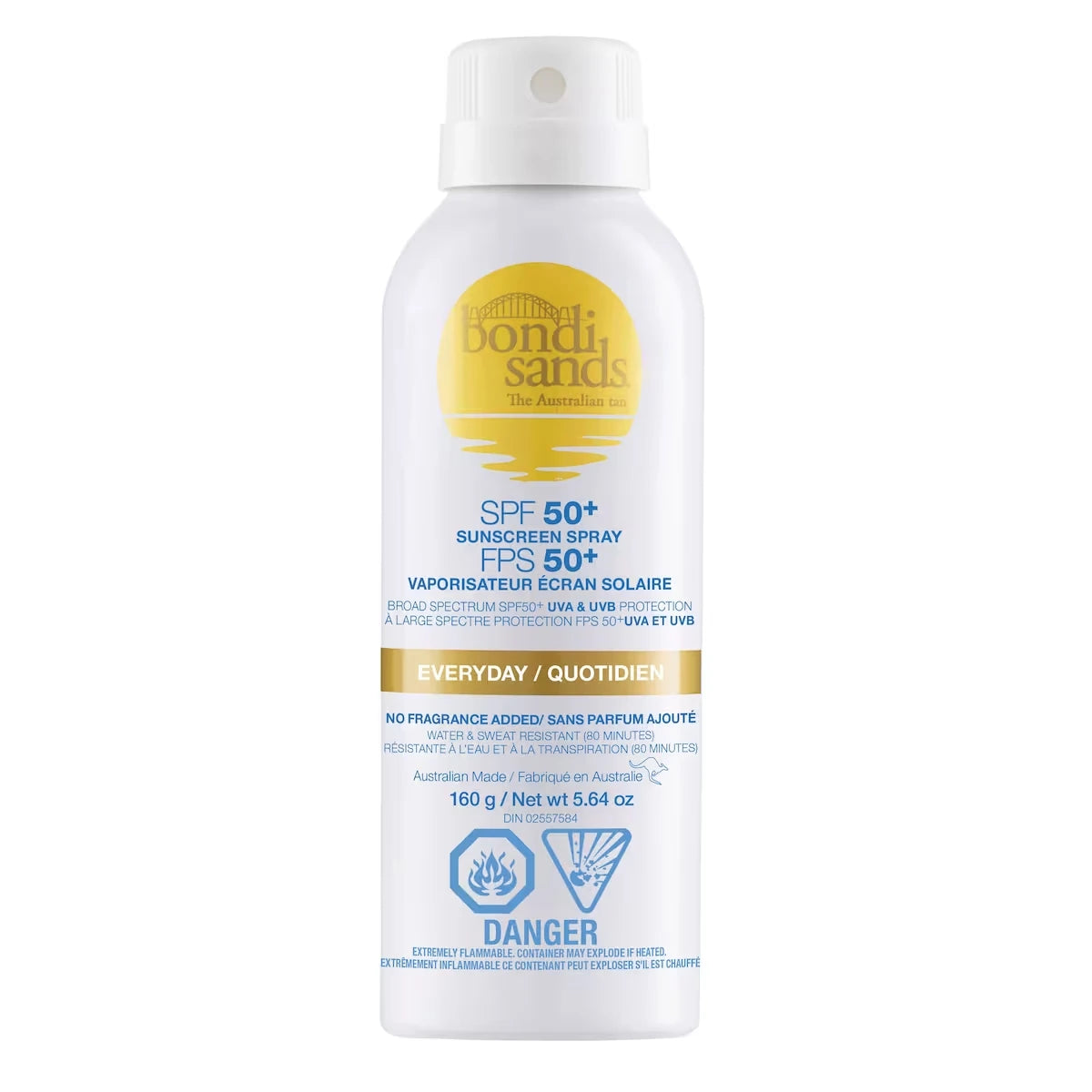 Spray Protector Solar de Uso Diario para el Cuerpo 160 g Bondi Sands