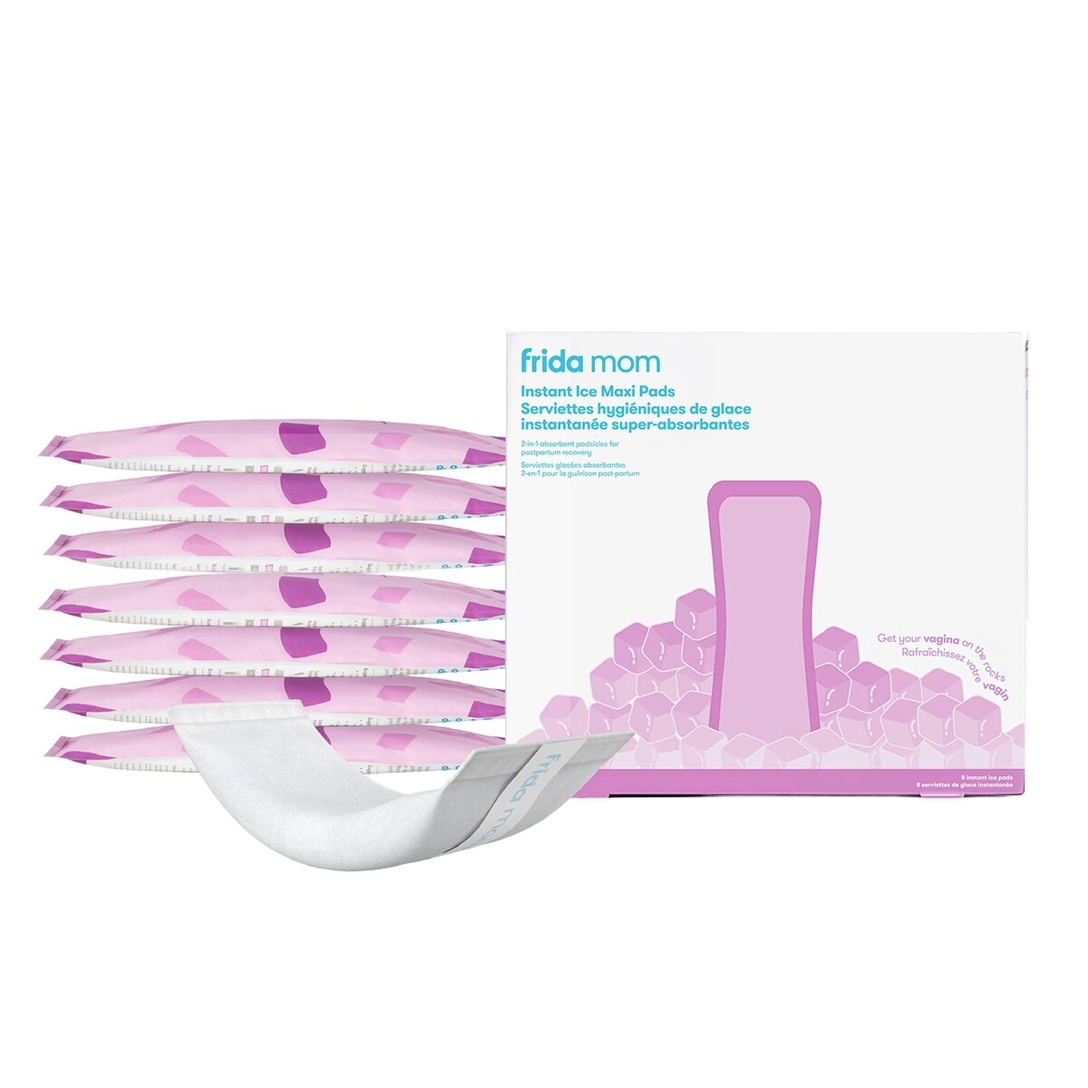 Toallas Maxi con Frío Instantáneo 8 unidades frida mom
