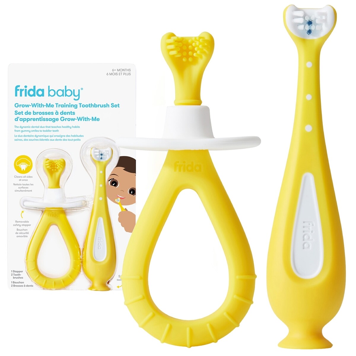 Higiene Bucal Set de Cepillos de Dientes Frida Baby