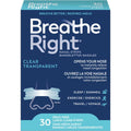 Tiras Nasales Grandes Transparentes 30 unidades Breathe Right