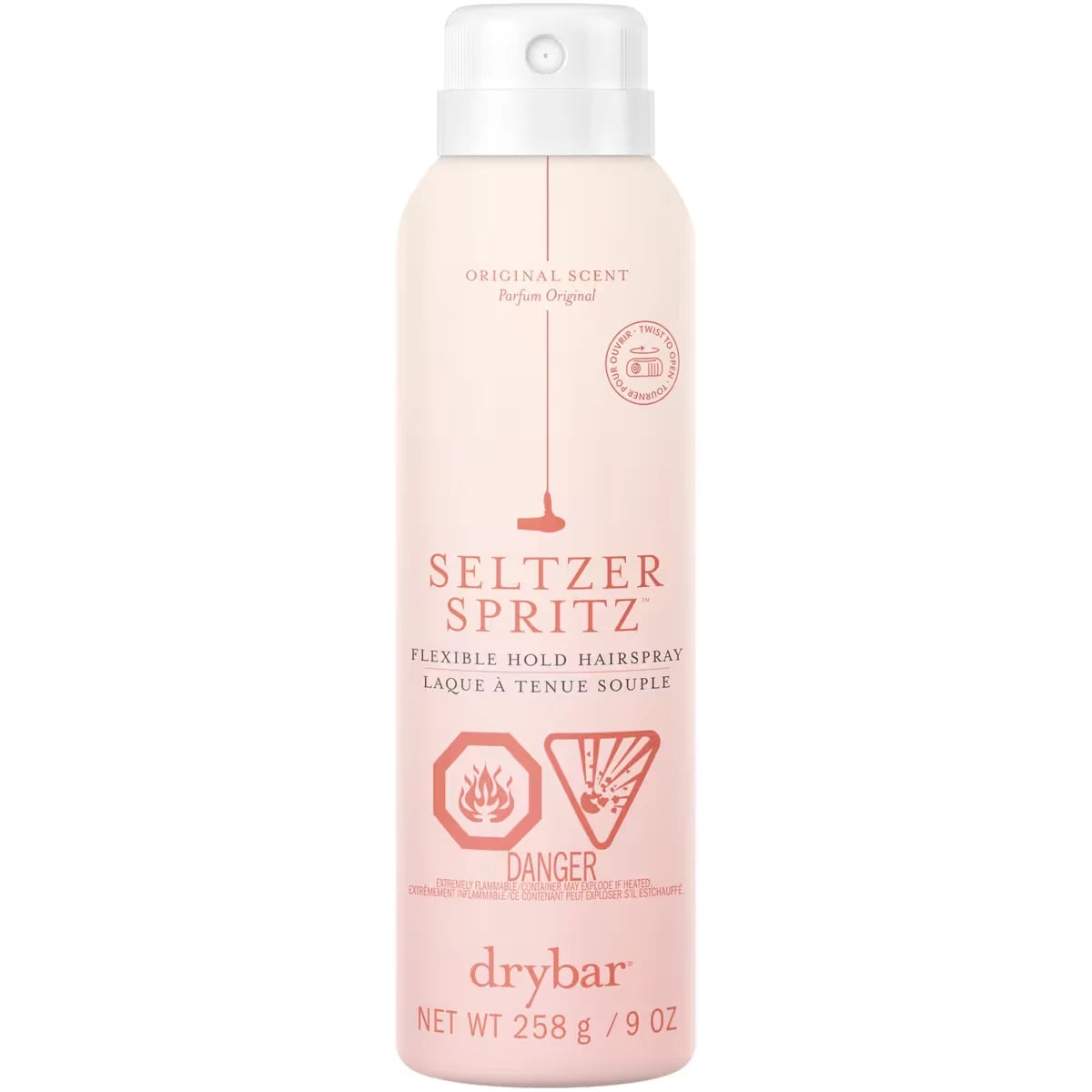 Spray Fijador Seltzer Spritz Fijación Suave Drybar
