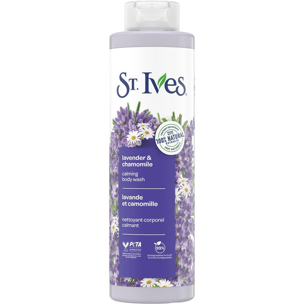 Gel de Ducha Calmante de Lavanda 22 oz St. Ives