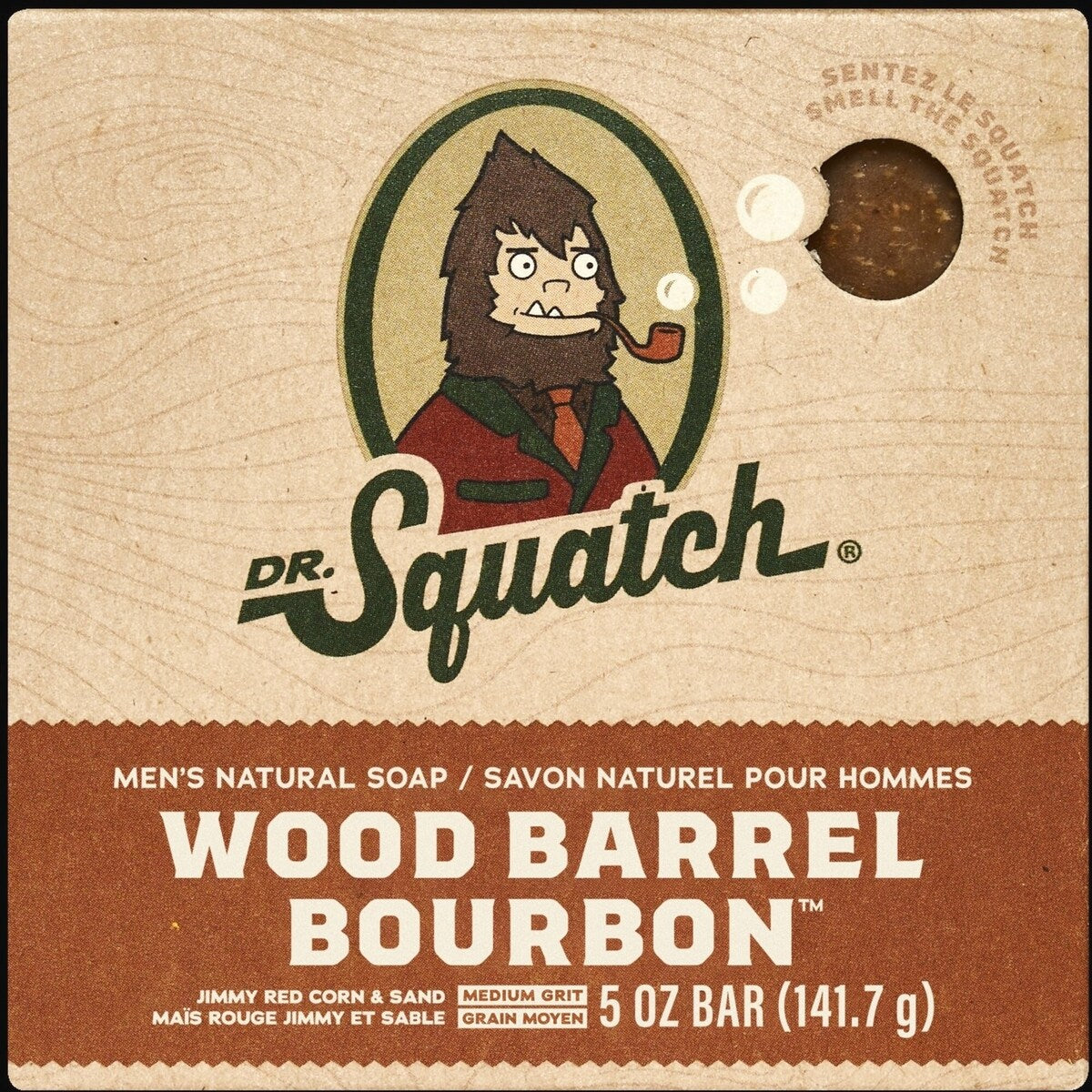 Jabón en Barra Wood Barrel Bourbon Dr. Squatch