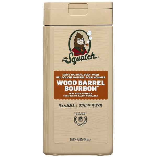 Gel de Ducha sin Exfoliante Barril de Bourbon Dr. Squatch