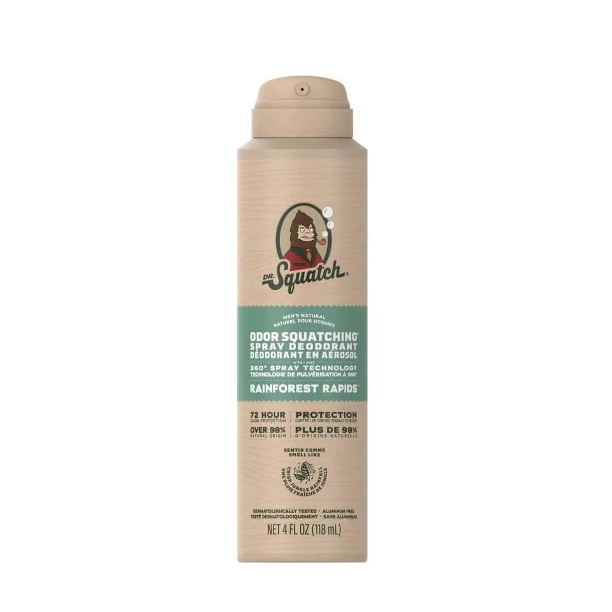 Desodorante en Spray Rainforest Rapids Dr. Squatch