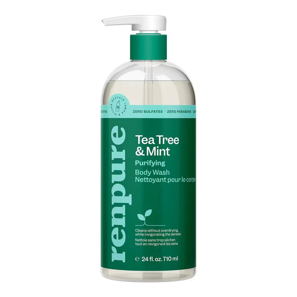 Gel de Ducha Limpiador para el Cuerpo Purificante de Árbol de Té Renpure