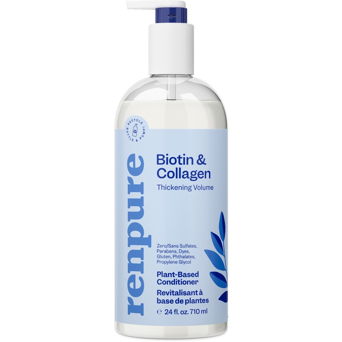 Acondicionador Plant Based Beauty Biotina y Colágeno Renpure