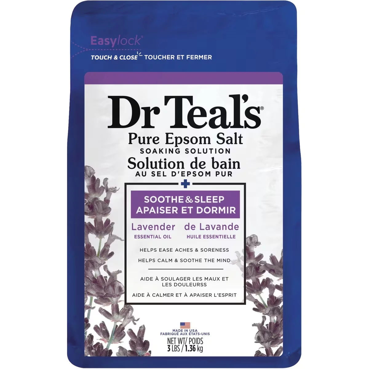 Solución de Baño con Sal de Epsom Pura Dr Teal's
