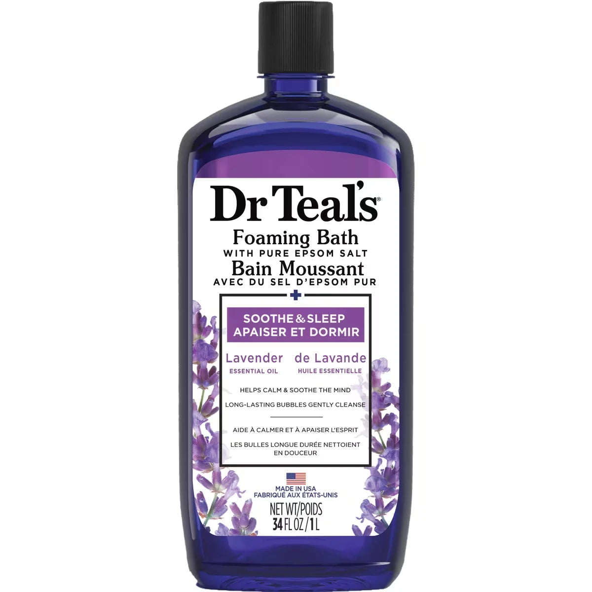 Baño de Burbujas con Sal de Epsom Pura Dr Teal's