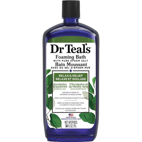 Baño de Burbujas con Sal de Epsom Pura Dr Teal's