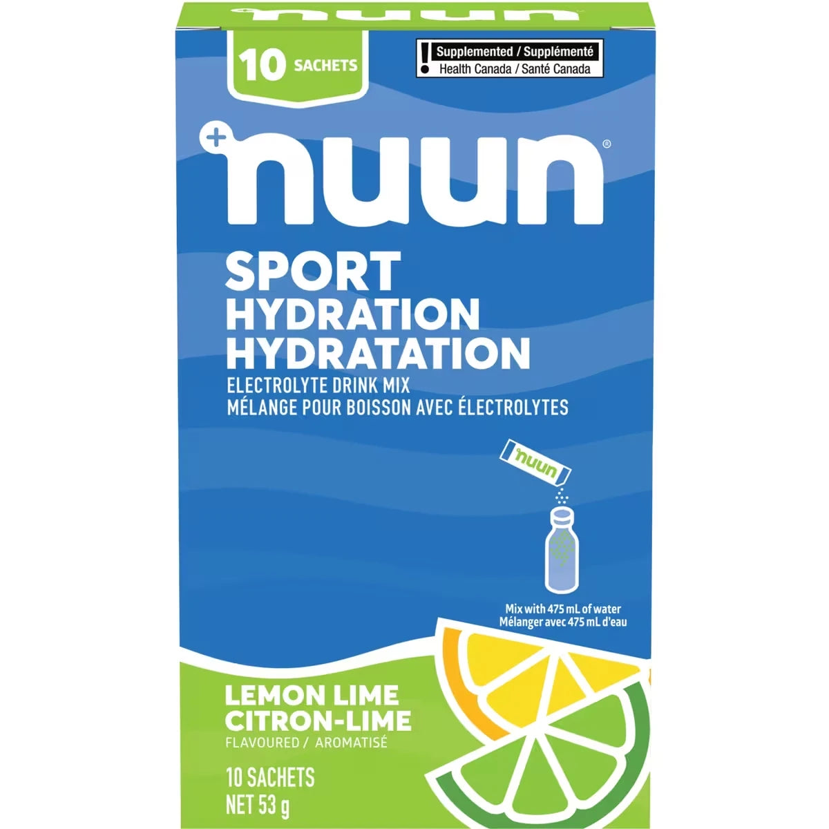 Bebida Deportiva en Polvo Lima Nuun