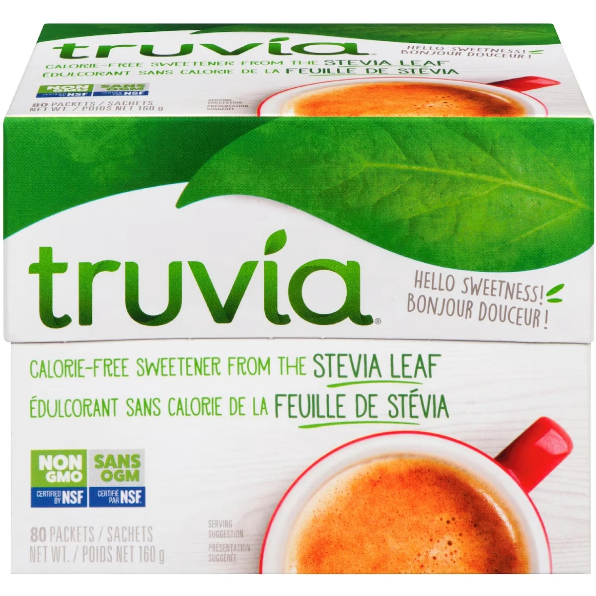 Endulzante de Estevia en Sobres Truvia