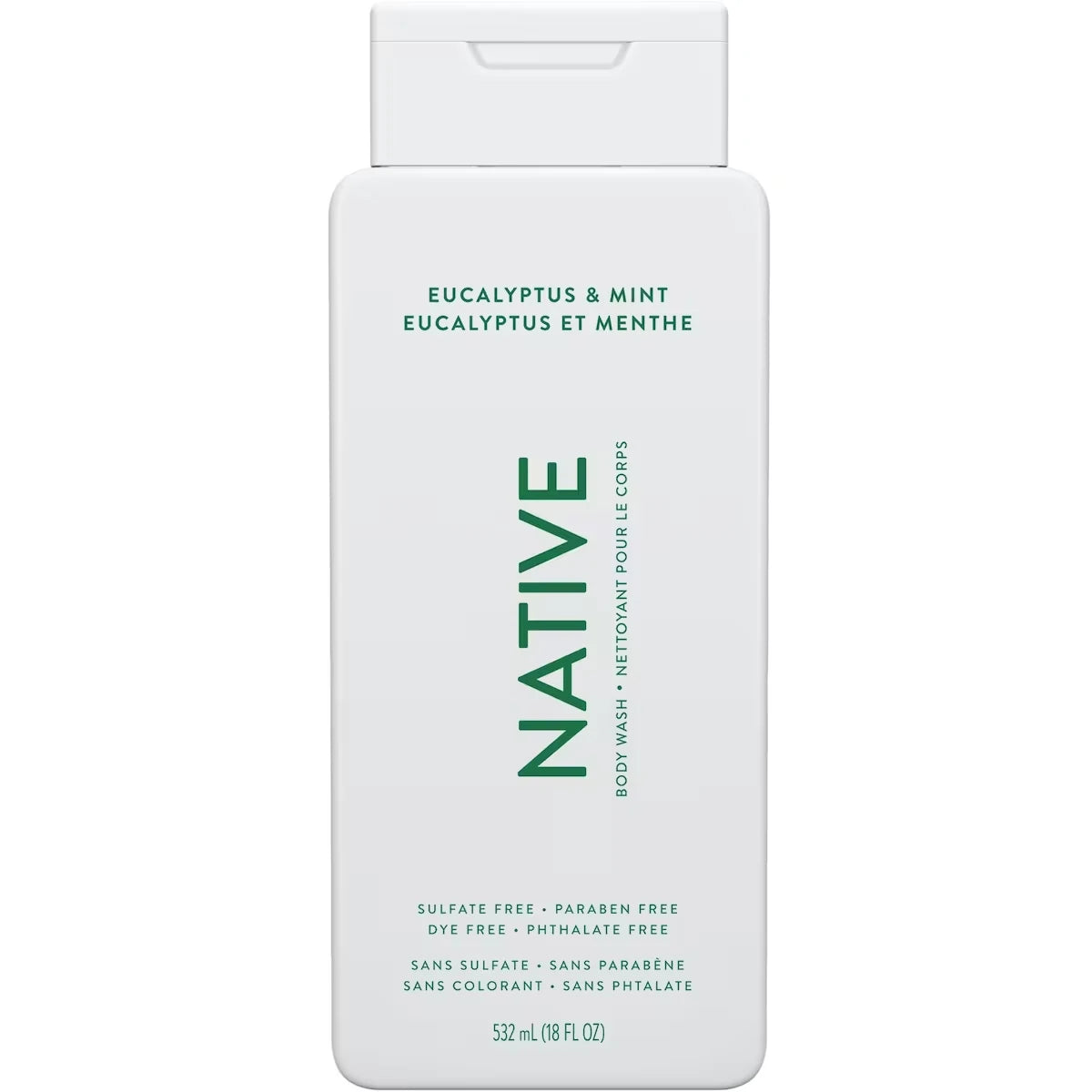 Gel de Ducha Limpiador para el Cuerpo Eucalipto y Menta Native