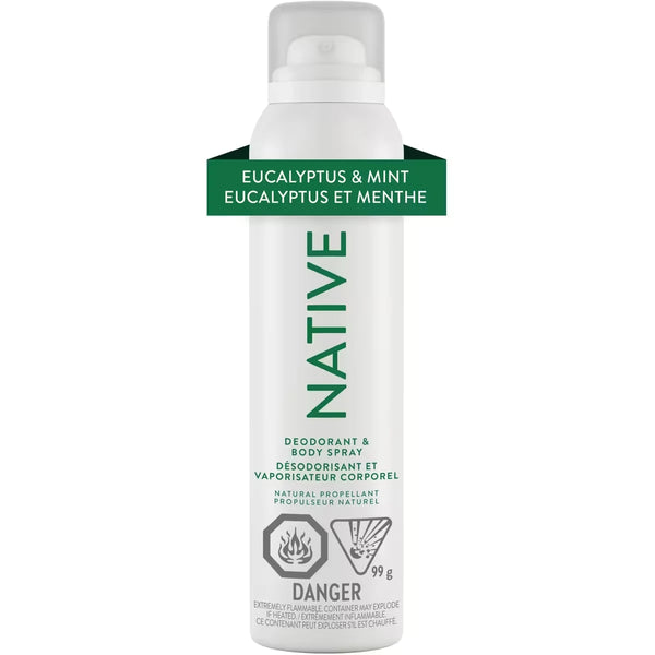 Desodorante en Spray Eucalipto y Menta Native