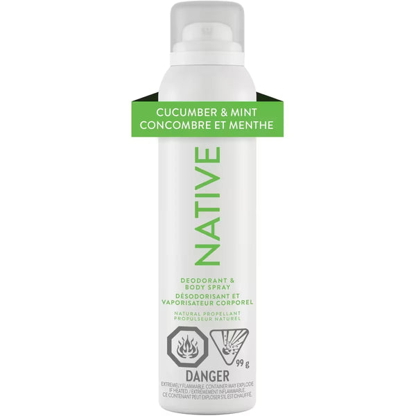 Desodorante en Spray Pepino y Menta Native