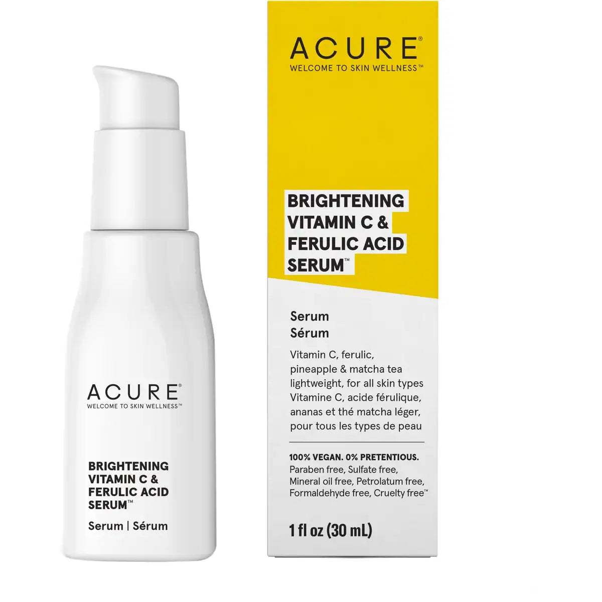 Sérum Facial Iluminador Vitamina C & Ácido Ferúlico Acure