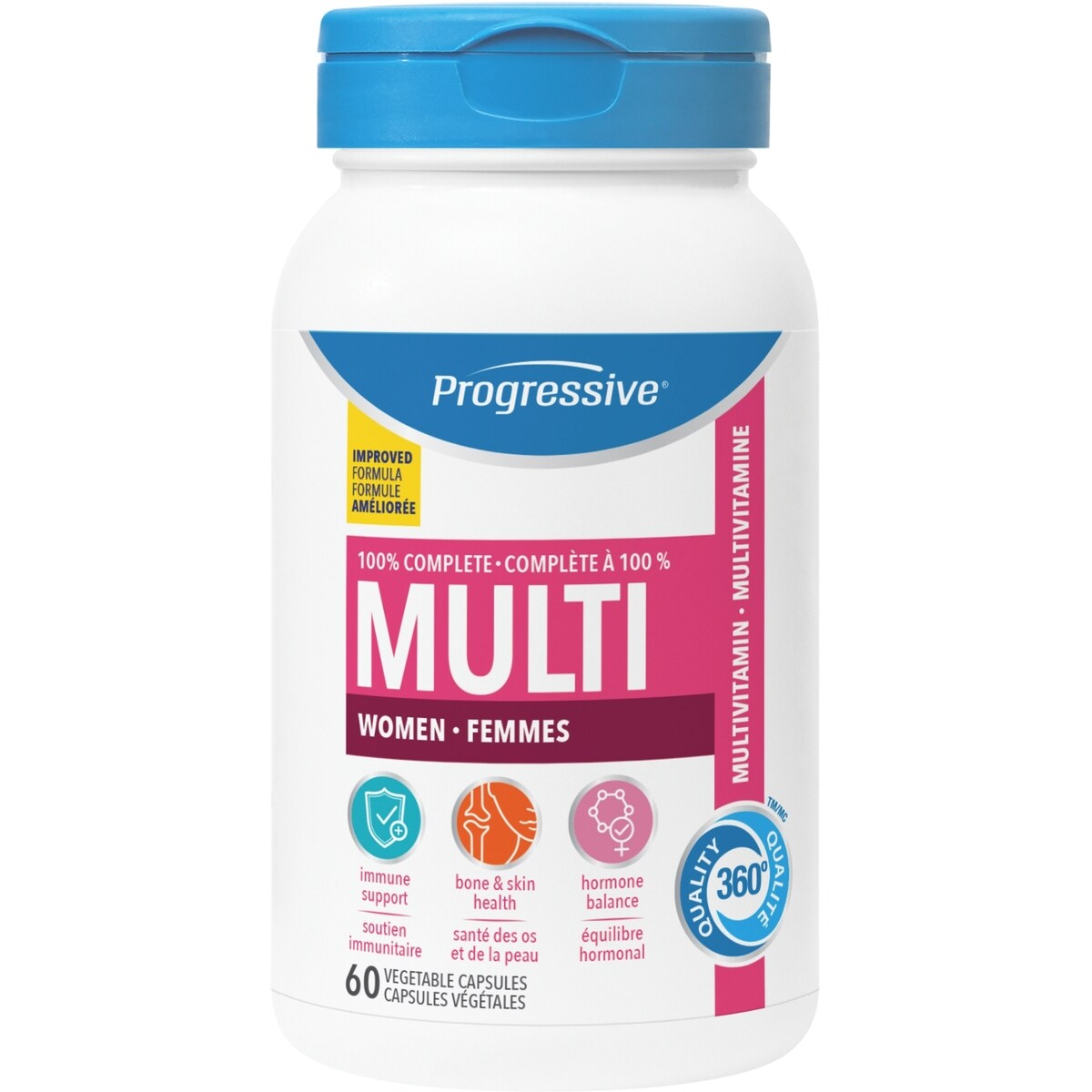 Multivitamínico 100% Completo para Mujer Progressive