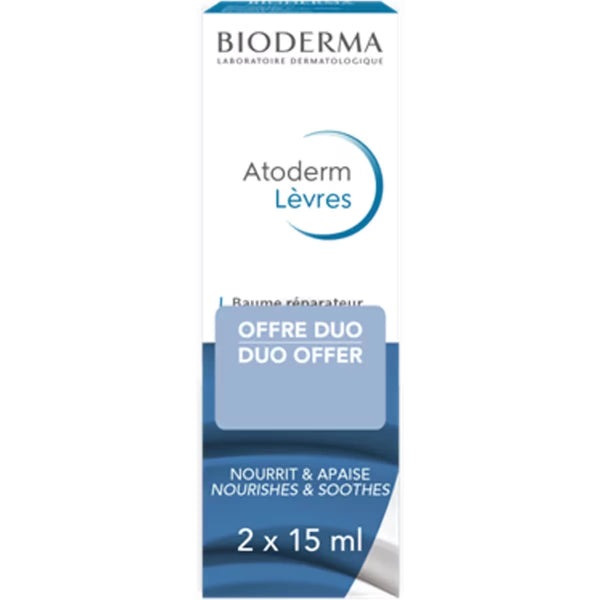 Dúo de Bálsamos Labiales Atoderm Bioderma