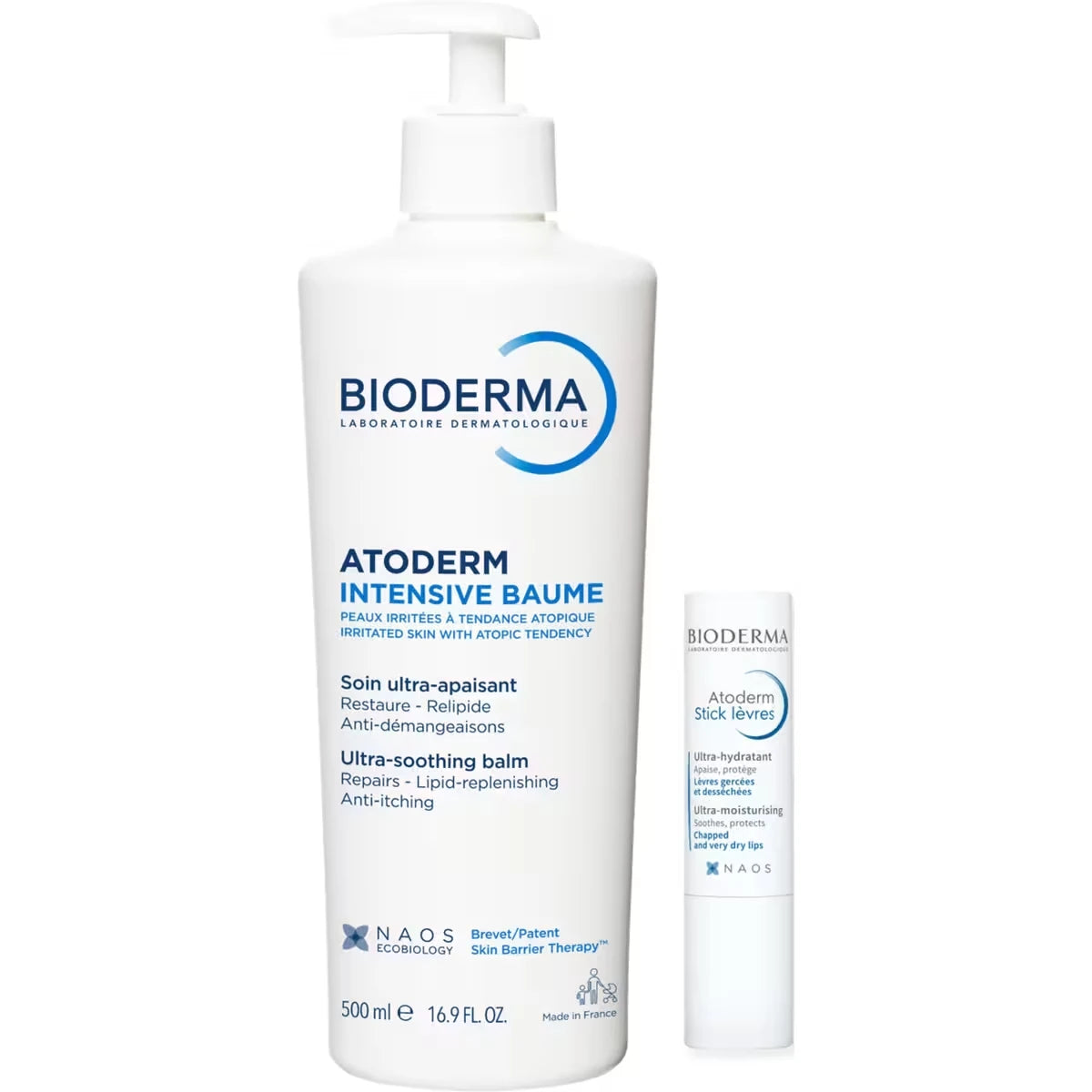 Dúo Atoderm Bálsamo + Barra Bioderma