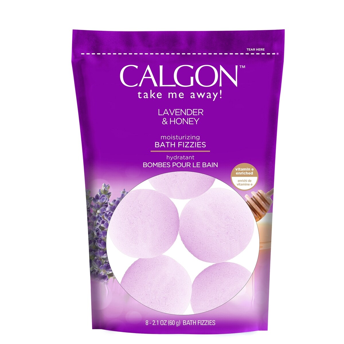 Bombas de Baño Hidratantes Lavanda y Miel Calgon