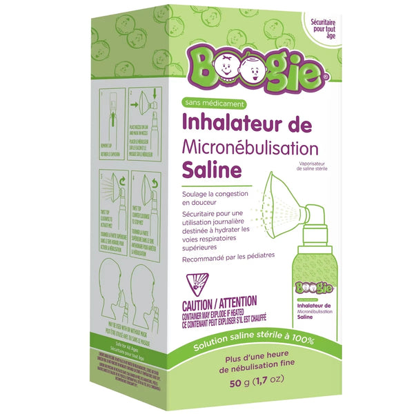Inhalador de Micronebulización Salina Boogie