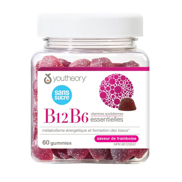 Gomitas Vitaminas B12B6 sin Azúcar Youtheory
